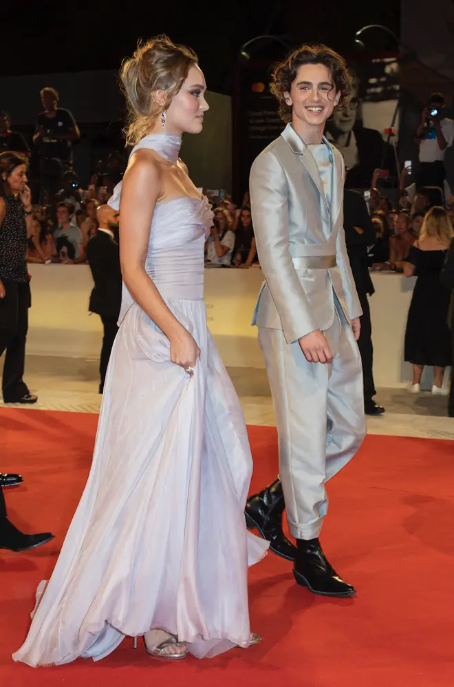 Timothée Chalamet and Lily Rose Depp walked the red carpet together for The King