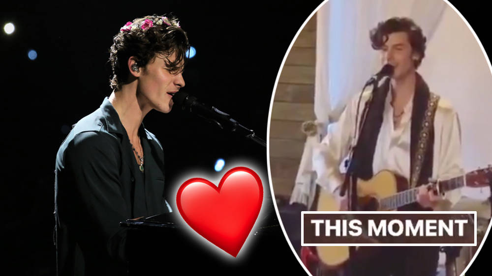 WATCH Shawn Mendes Singing During This Couple's First