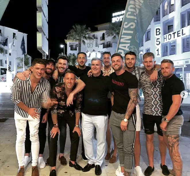 Jamie Clayton has even been on a lads holiday with Jordan Davies