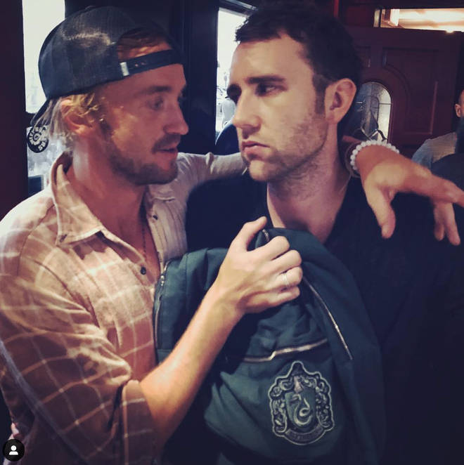 Tom Felton and Matt Lewis frequently meet up