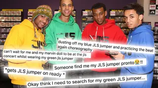 JLS fans are digging out their hoodies