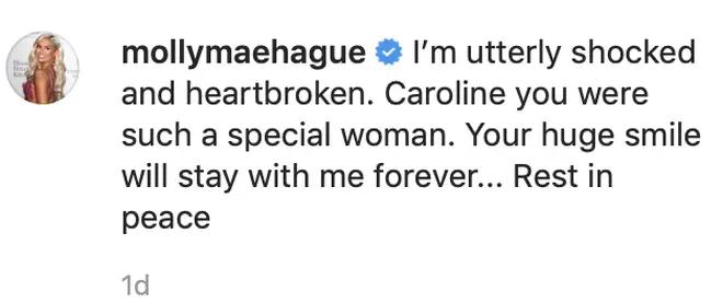 Caroline Flack passed away the day after Valentine's Day and Islanders shared their love for her