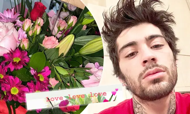 Zayn sends his mum and sisters flowers on Valentine's Day