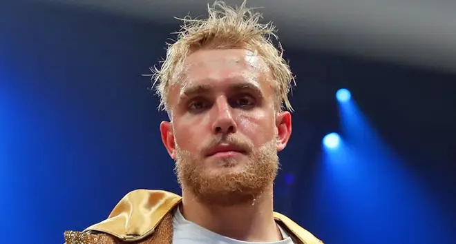 Jake Paul of Los Angeles California enters the ring make his boxing pro debut