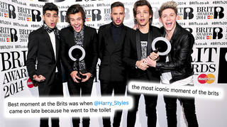 One Direction fans praised Harry Styles' 'iconic' BRITs moment