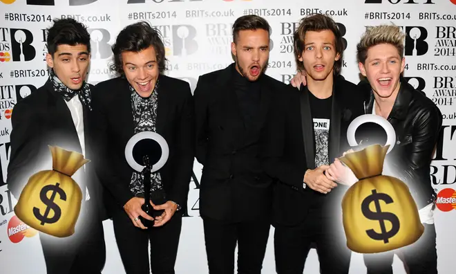 One Direction have racked up huge individual net worths