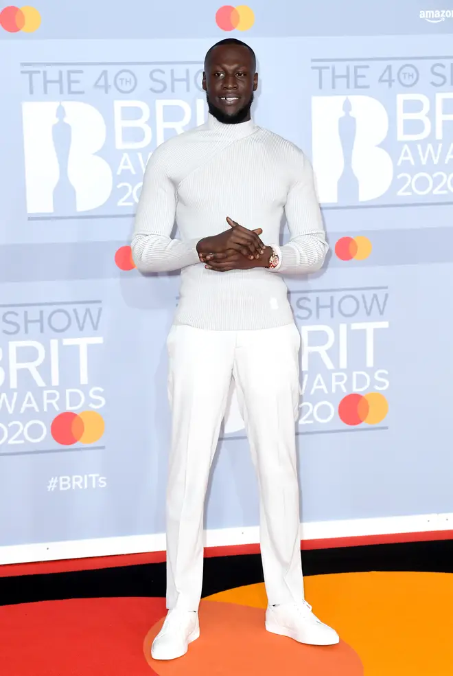 Stormzy has taken over the red carpet with his look