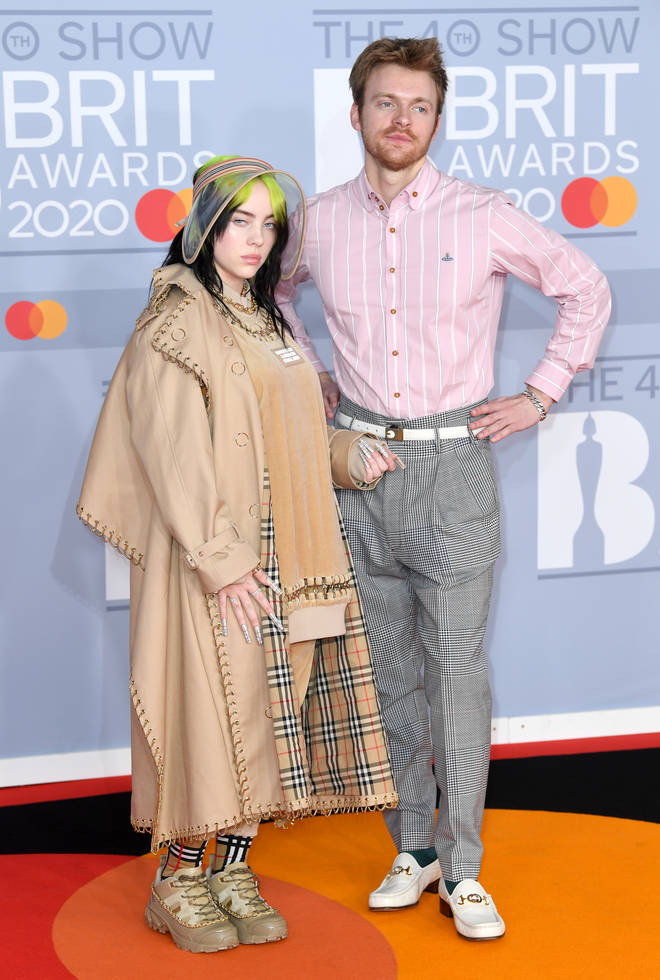 Billie Eilish came to the BRITs with her brother, Finneas O'Connell