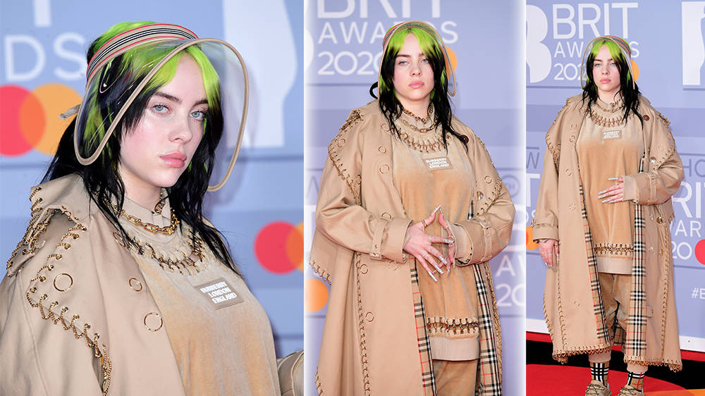 Brits 2020 Billie Eilish S Red Carpet Outfit Is Serving Looks In