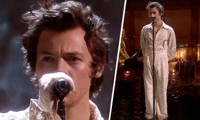 Harry Styles's powerful first performance of 'Falling' at the 2020 BRITs