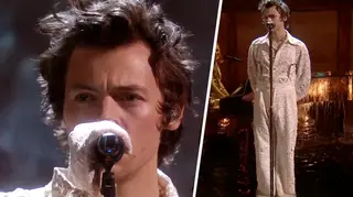 Harry Styles's powerful first performance of 'Falling' at the 2020 BRITs