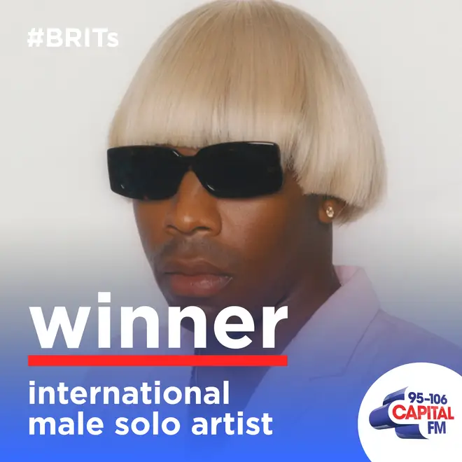 Tyler, the Creator won International Male at The BRITs