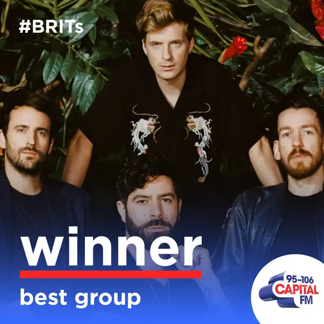 Best Group at the BRIT Awards 2020 went to Foals
