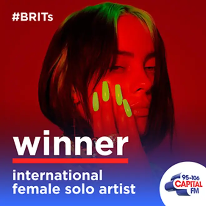 Billie Eilish got emotional over winning her BRIT award