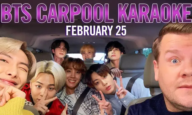 BTS are taking on Carpool Karaoke with James Corden