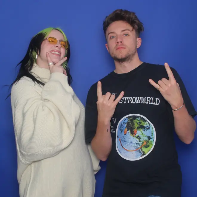 Billie Eilish caught up with Capital Breakfast with Roman Kemp