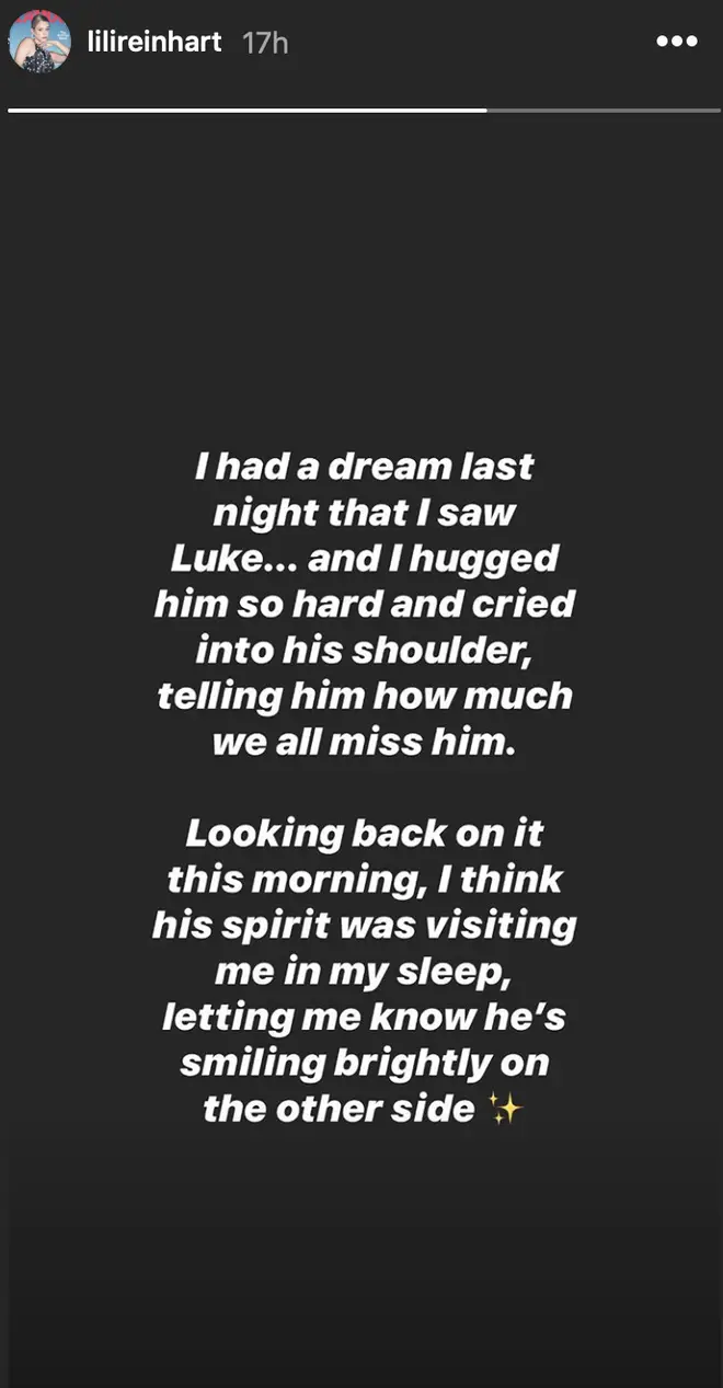 Lili Reinhart shared her emotional dream on Instagram