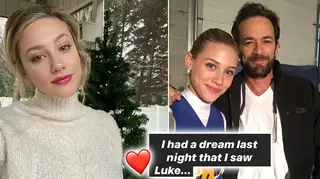 Lili Reinhart shared a heartfelt post about her former co-star, Luke Perry
