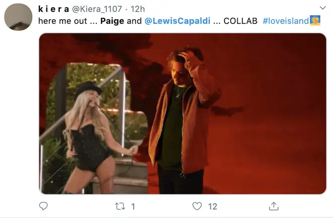 Fans want Paige Turley and Lewis Capaldi to get in the studio together