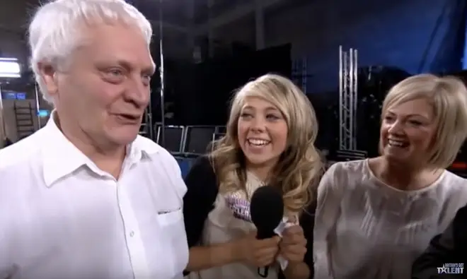 Paige Turley's family came to support her at her Britain's Got Talent audition in 2012