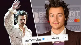 Harry Styles follows pop stars on Instagram