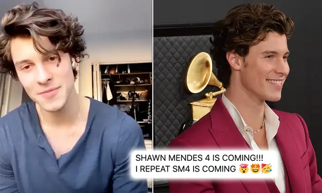 Shawn Mendes revealed his fourth album is on the way