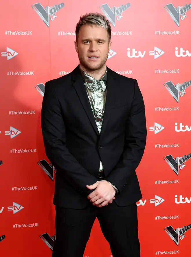 Olly Murs at The Voice series premiere in 2019