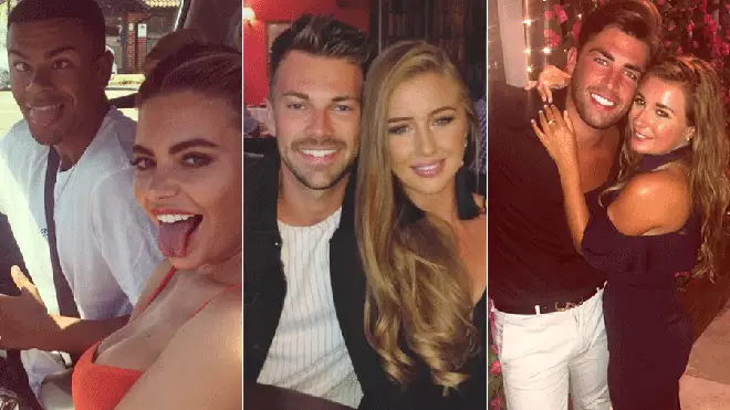 Love Island couples Wes, Megan, Georgia, Sam and Jack and Dani