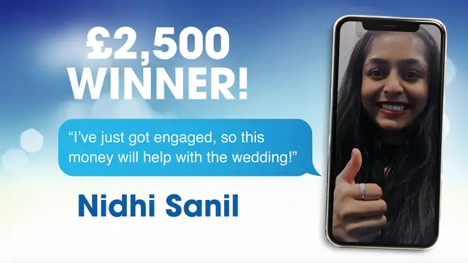 Previous winner Nidhil Sanil won £2,500