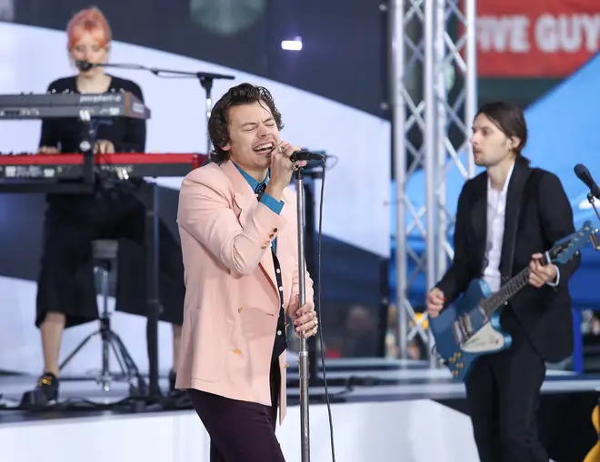 Harry Styles performed on the Today show in New York