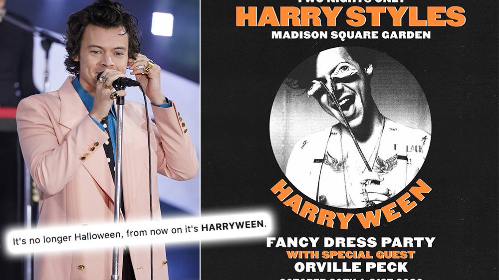 Harry Styles Announces Harryween Concert At Madison Square