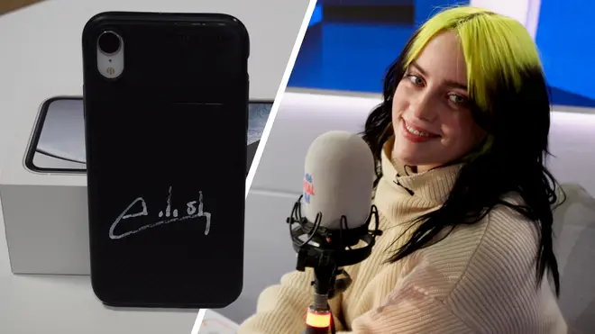 Win a phone signed by Billie Eilish