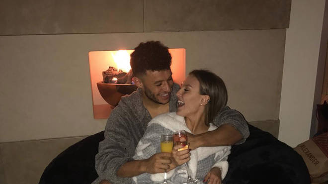 Perrie Edwards and Alex Oxlade Chamberlain spent Christmas together