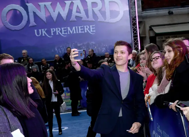 Tom Holland stars in Onward alongside Chris Pratt