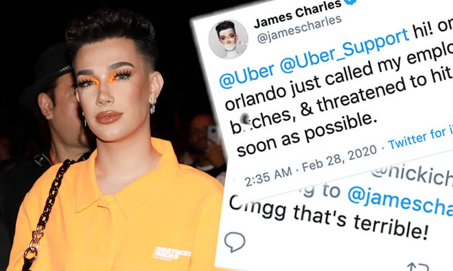 James Charles accuses Uber driver of threatening him and verbal abuse