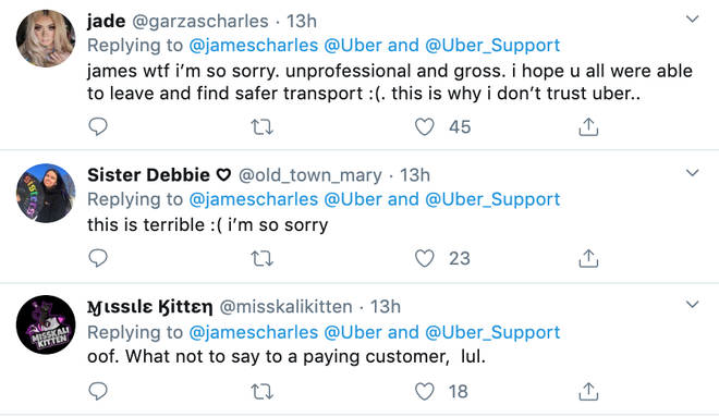 Fans send messages of support to James Charles