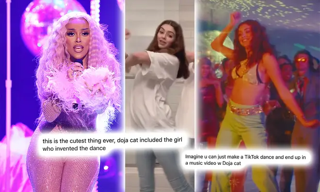 Doja Cat featured the TikTok user who created the viral choreography to 'Say So' in the visuals