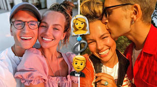 Ollie Proudlock and his fiance Emma Louise Connolly