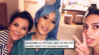 Cardi B Hangs Out With Kardashians