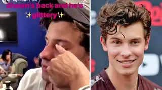 Taylor Swift Gives Shawn Mendes A Glittery New Make Up Look