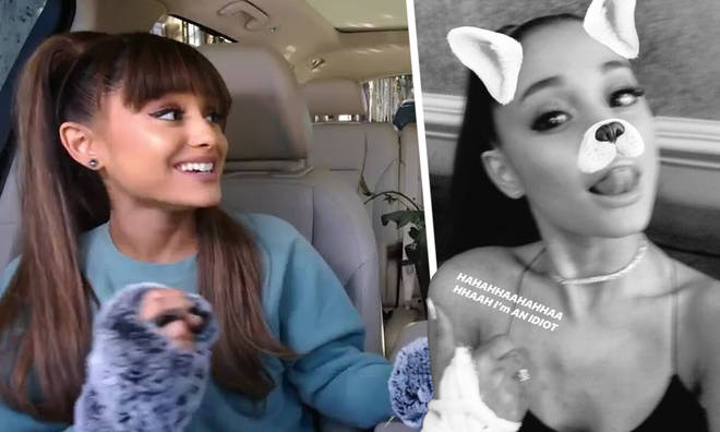 Ariana Grande Injures Herself While Filming Carpool Karaoke