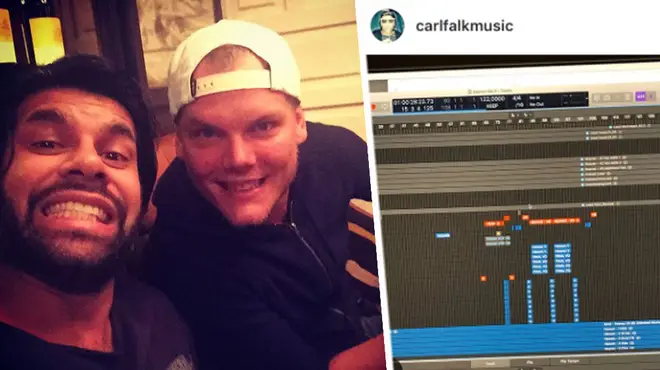 Carl Falk has been working on Avicii's unreleased tracks.
