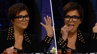 Kris Jenner squirms when asked whether she's engaged to Corey Gamble.