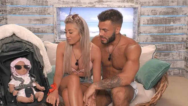 Paige Turley and Finn Tapp trialled being parents on Love Island