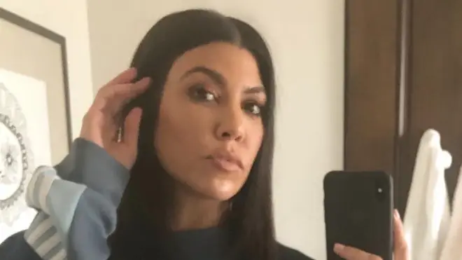 Kourtney Kardashian mirror selfie