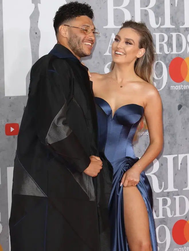 Perrie Edwards and her boyfriend at the BRITs in 2019
