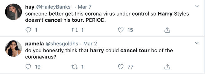 Harry Styles fans wonder if his tour will be cancelled