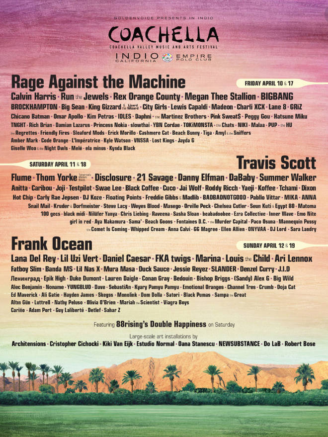 Coachella 2020 has been moved form April to October
