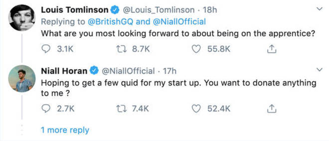 Louis Tomlinson trolls Niall Horan on Twitter