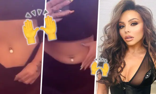 Jesy Nelson shows off real stomach on Instagram